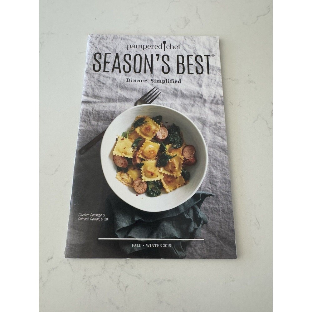 Pampered Chef Season's Best Fall/Winter Cook Book 2018-Dinner Simplified